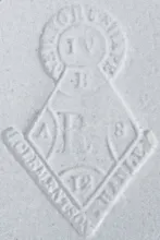 New York Shape_Joseph Clementson_Cake or Cookie Plate without Pedestal Foot_Mark_002