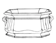 Niagara Shape (Scalloped Decagon) | Unspecified | Foot Bath | ItemDrw | 001