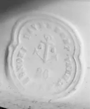 Niagara Shape (Scalloped Decagon) | Davenport (& Co.) | Gravy Boat | Mark | 004