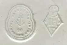 Niagara Shape (Scalloped Decagon)_Davenport (& Co.)_Sugar Bowl with Lid_Mark_002
