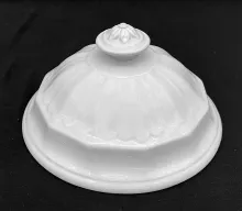 Niagara Shape (Scalloped Decagon)_Unspecified_Butter Dish Lid_Item_001