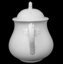 Nile (Daisy and Tulip) | Wedgwood & Co. | Sugar Bowl with Lid | Handle | 002