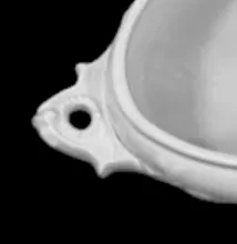 Nile (Daisy and Tulip) | Wedgwood & Co. | Vegetable Tureen Base and Lid | Handle | 002