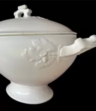 Oak and Acorn | Edward Clarke | Sauce or Soup Tureen Base and Lid | Handle | 002