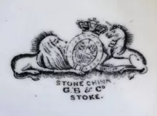 Oriental Shape | George Bennett & Co. | Posset, Punch, or Syllabub Bowl | Mark | 003