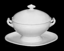 Oxford | Henry Alcock & Co. | Sauce or Soup Tureen Base, Lid, and Underplate | Item | 001