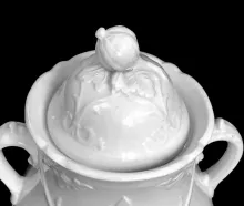 Panache | Beardmore & Dawson | Sugar Bowl with Lid | Finial | 003