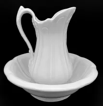 Paneled Grape | Charles Meigh & Son | Ewer and Wash Basin | Item | 001