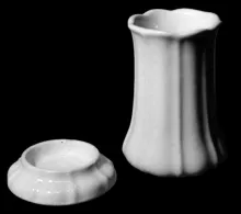 Paneled Grape | Jacob Furnival | Brush Vase and Underplate | Item | 001
