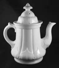 Pearl Sydenham_J. & G. Meakin_Teapot or Coffee Pot Base and Lid_Item_001