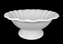 Plain Fluted and Scalloped | Anthony Shaw & Son | Compote on Short Pedestal | Item | 001