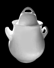 Plain Uplift | Wood, Son, & Co. | Sugar Bowl with Lid | Item | 001