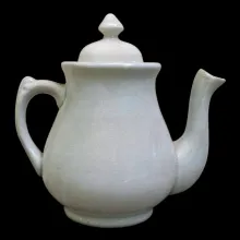 Plain | Brockmann Pottery Co. | Teapot or Coffee Pot Base and Lid | Item | 001