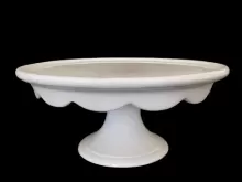Plain | Burgess & Campbell | Scalloped Cake Stand | Item | 001
