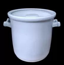 Plain | J. & G. Meakin | Waste or Slop Jar with Silencer | Item | 006