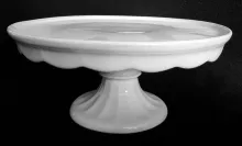 Plain | J. W. Pankhurst (& Co.) | Scalloped Cake Stand | Item | 003