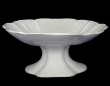 Plain | John Maddock & Son(s) (& Co.) | Compote on Tall Pedestal | Item | 001