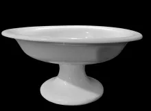 Plain | John Wyllie & Co. (& Son) | Compote on Tall Pedestal | Item | 001
