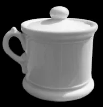 Plain | Knowles, Taylor, & Knowles Co. | Mustard Pot Base and Lid | Item | 001