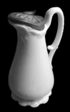 Plain | Livesley, Powell, & Co. | Syrup Pitcher with Metal Lid | Mark | 001