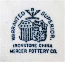Plain | Mercer Pottery Co. | Table Pitcher | Mark | 003
