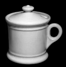 Plain | Unspecified | Mustard Pot Base and Lid | Item | 003