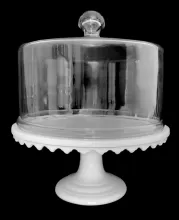 Plain | T. G. & Co. | Saw Tooth Cake Stand | Item | 005