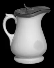 Plain | Unspecified | Syrup Pitcher with Metal Lid | Item | 009