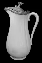 Plain | Unspecified | Syrup Pitcher with Metal Lid | Item | 010