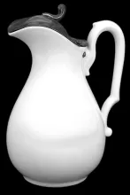 Plain | Unspecified | Syrup Pitcher with Metal Lid | Item | 013