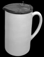 Plain | Unspecified | Syrup Pitcher with Metal Lid | Item | 014