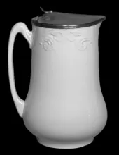 Plain | Unspecified | Syrup Pitcher with Metal Lid | Item | 017