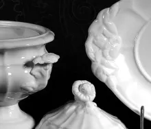 Portland Shape_Elsmore & Forster_Sauce or Soup Tureen Base, Lid, and Underplate_Item_001