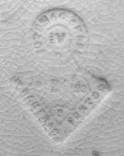 Potomac Shape_W. Baker & Co._Sauce or Soup Tureen Underplate_Mark_002