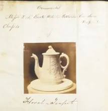 Prairie Flower_T. & R. Boote (& Co.)_Teapot or Coffee Pot Base and Lid_KewItem_001