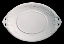 Prairie Flowers | Livesley, Powell, & Co. | Sauce or Soup Tureen Underplate | Item | 001