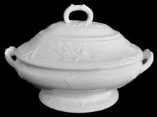 Prairie Flowers_Livesley, Powell, & Co._Vegetable Tureen Base and Lid_Item_003