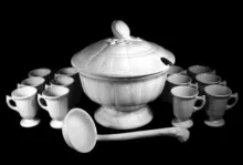 President Shape | John Edwards | Hot Toddy Bowl without Handles and with Lid | Collection | 001