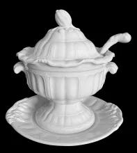 President Shape_John Edwards_Sauce or Soup Tureen Base, Lid, Underplate, and Ladle_Item_002