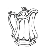 Prize Bloom | T. J. & J. Mayer | Beverage Server with Matching Lid | ItemDrw | 001