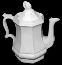 Prize Nodding Bud | T. J. & J. Mayer | Teapot or Coffee Pot Base and Lid | Item | 001