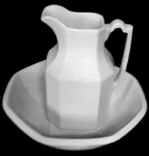 Prunus Blossom (Alcock Late Octagon) | Henry Alcock & Co. | Ewer and Wash Basin | Item | 001