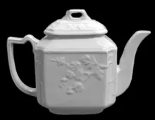 Prunus Blossom (Alcock Late Octagon) | Henry Alcock & Co. | Teapot or Coffee Pot Base and Lid | Item | 001