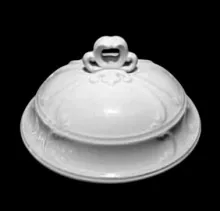 Quartered Scrolls_John Ridgway & Co._Butter Dish Lid_Item_001
