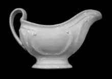Quartered Scrolls | John Ridgway & Co. | Gravy Boat | Item | 001