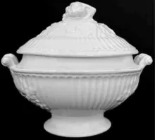 Ribbed Grape | Bridgwood & Clarke | Sauce or Soup Tureen Base and Lid | Item | 001
