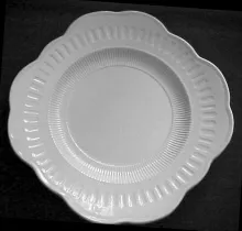 Ribbed Raspberry_J. & G. Meakin_Cake or Cookie Plate without Pedestal Foot_Item_001