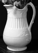 Ribbed Raspberry_J. & G. Meakin_Ewer_Item_002
