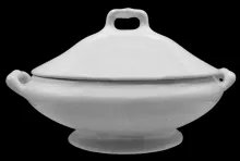 Richelieu Shape (Plain Uplift) | James F. Wileman | Vegetable Tureen Base and Lid | Item | 003