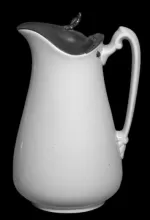 Richelieu Shape (Plain Uplift) | James F. Wileman | Syrup Pitcher with Metal Lid | Item | 001